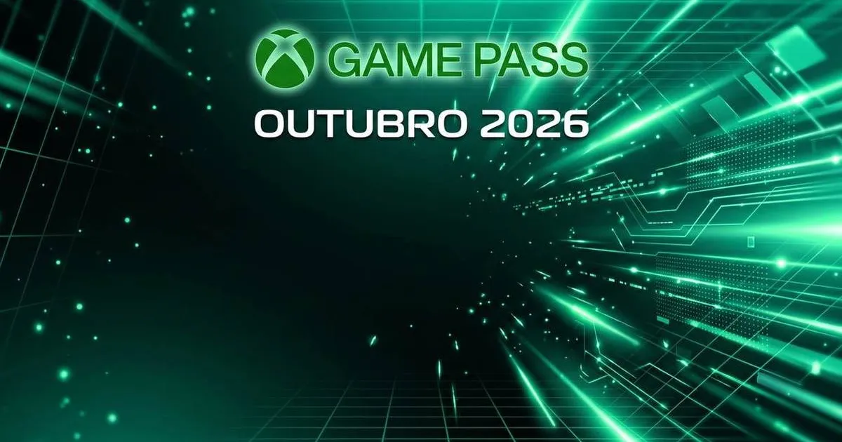 Logo do Xbox Game Pass com o texto Outubro 2026