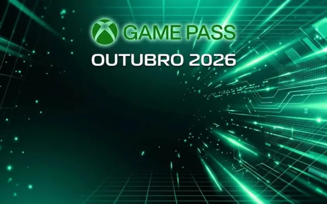 Logo do Xbox Game Pass com o texto Outubro 2026
